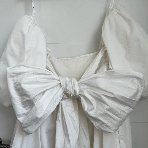 Aje casabianca mini dress, white, UK8/US4 - Picture 4 of 7